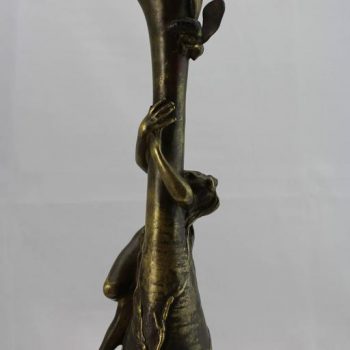 Antoine Bofill Art Nouveau Nude Bronze Sculpture, circa 1900