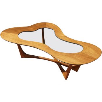Erno Fabry Biomorphic Coffee Cocktail Table Midcentury