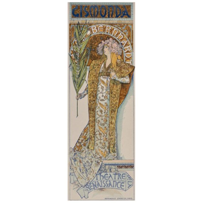 (after) Alphonse Mucha, “Gismonda” from Les Affiches Illustrées