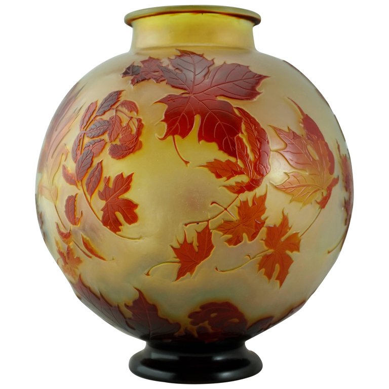 Download Large Emile Galle Art Nouveau Vase - Avantiques