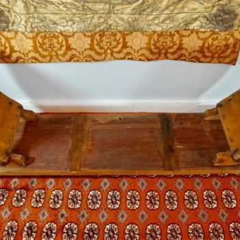 18th-19th Century Chinese Qing Dynasty Elmwood Alter Table Bench