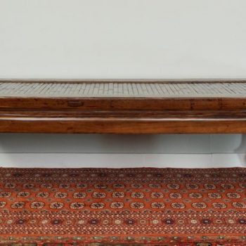 Chinese Ching Dynasty Elm Wood Opium Bed Coffee Table