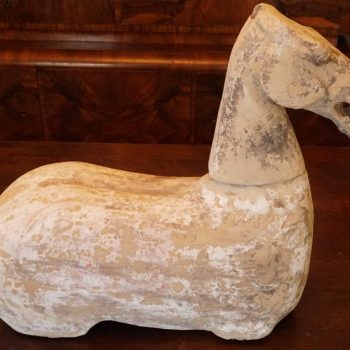 Large Chinese Han Style Terracotta Horse Figure