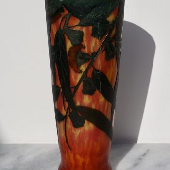 Daum Nancy Cameo and Enameled Art Nouveau Vase