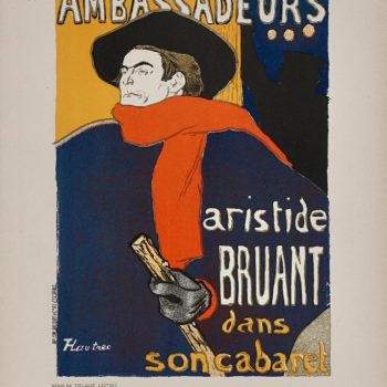 (after) Toulouse-Lautrec, “Ambassadeurs – Aristide Bruant” – Das Moderne Plakat