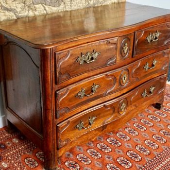 French Louis XV 18th Century Walnut Commode Chest
