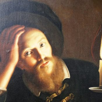 Trophime Bigot Self Portrait in Candlelight, 17th Century