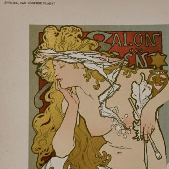(after) Alphonse Mucha, “Salon Des Cent” from Das Moderne Plakat