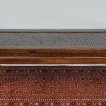 Chinese Ching Dynasty Elm Wood Opium Bed Coffee Table