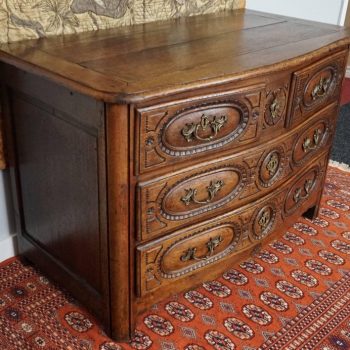 Louis XV French Provincial Oak 18th Century Commode Chest