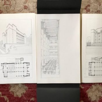 Frank Lloyd Wright Buildings Plans and Designs Large 100 Plate Lithographs