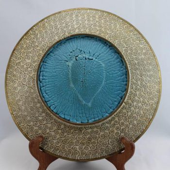 Magnificent Japanese Meiji Cloisonne Charger Plate