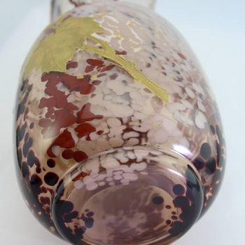 Ernest Baptiste Léveillé, Paris, circa 1900 Art Glass Vase