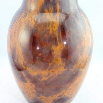 Charles Schneider Art Deco Glass Vase, circa 1925