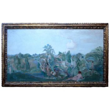 Arthur Bowen Davies “Idyllic Landscape” circa 1915