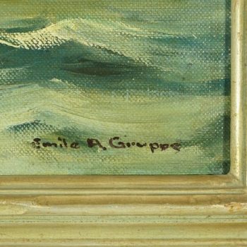 Emile Albert Gruppe Oil on Canvas, Gloucester Seagulls 30”X25”