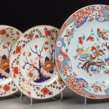 2 Imari Plates and A Chinese Export Plate Gifted To Shirley Temple By Kissinger
