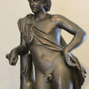 Benedetto Boschetti Italian Bronze Sculpture “Faune Di Capitole,” circa 1850