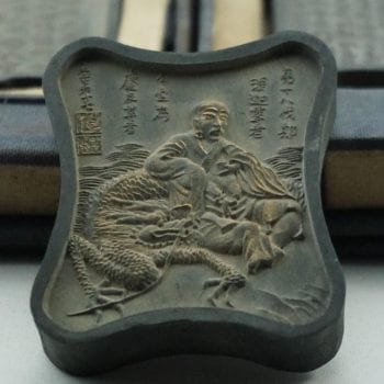 Qing Chinese Ink Blocks Cakes of the 18 “Luohan” Buddha’s Disciples