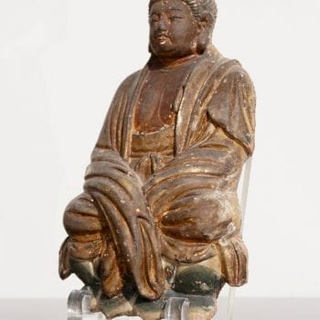 Early Ming Dynasty Chinese Buddha Statue, circa 14th Century
