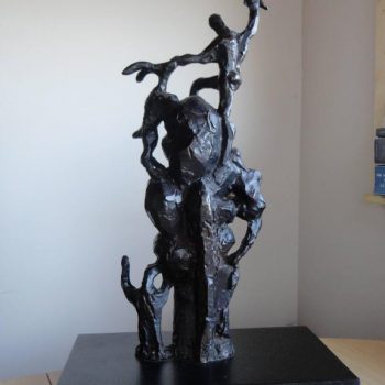 Jacques Lipchitz Bronze Sculpture “Biblical Scene II”