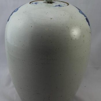 Chinese Blue and White Export Lidded Ginger Jar