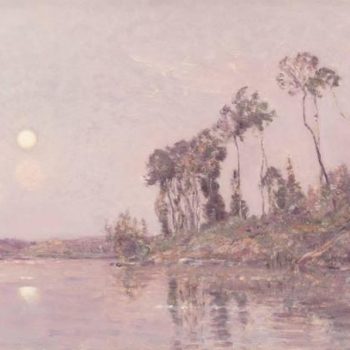 Hippolyte-Camille Delpy, French, Sunset River Landscape