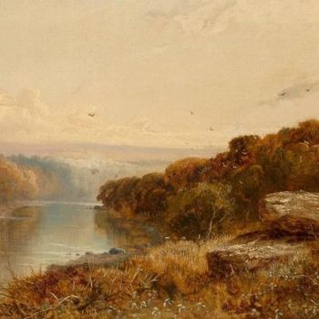 Edmund John Niemann (British, 1813-1876) Shirley Brook, Derbyshire