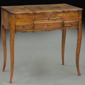 French, 18th Century Fruitwood Ladies Dressing Bedroom Table