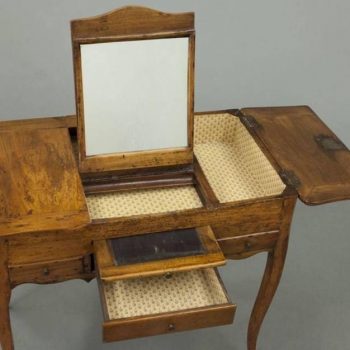 French, 18th Century Fruitwood Ladies Dressing Bedroom Table