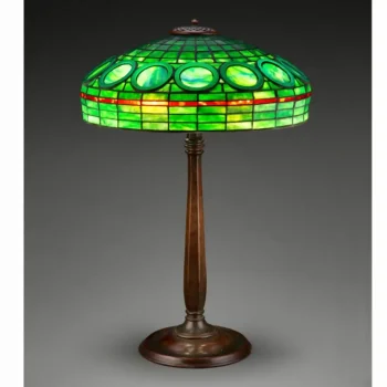 Rare Tiffany Studios “Jade Ring” Table Lamp