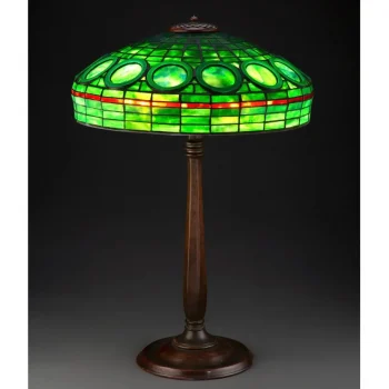 Rare Tiffany Studios “Jade Ring” Table Lamp