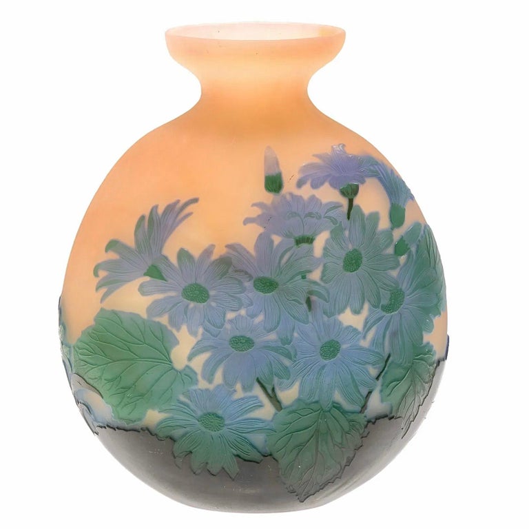 Emile Galle Marguerites Cameo Vase
